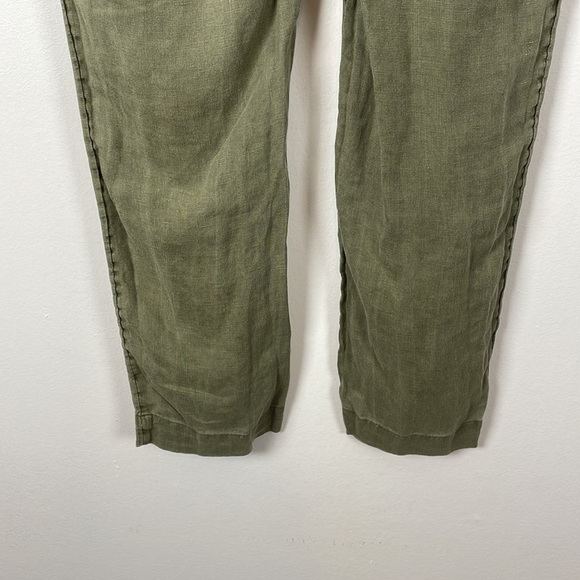 Nicole Miller sleeveless linen jumpsuit women 4 pocket size 4 button closure - Picture 7 of 12